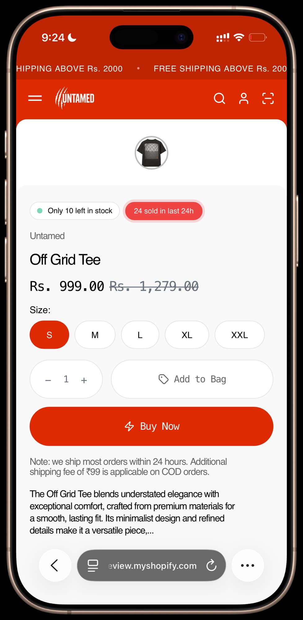 Supercharged Product Page